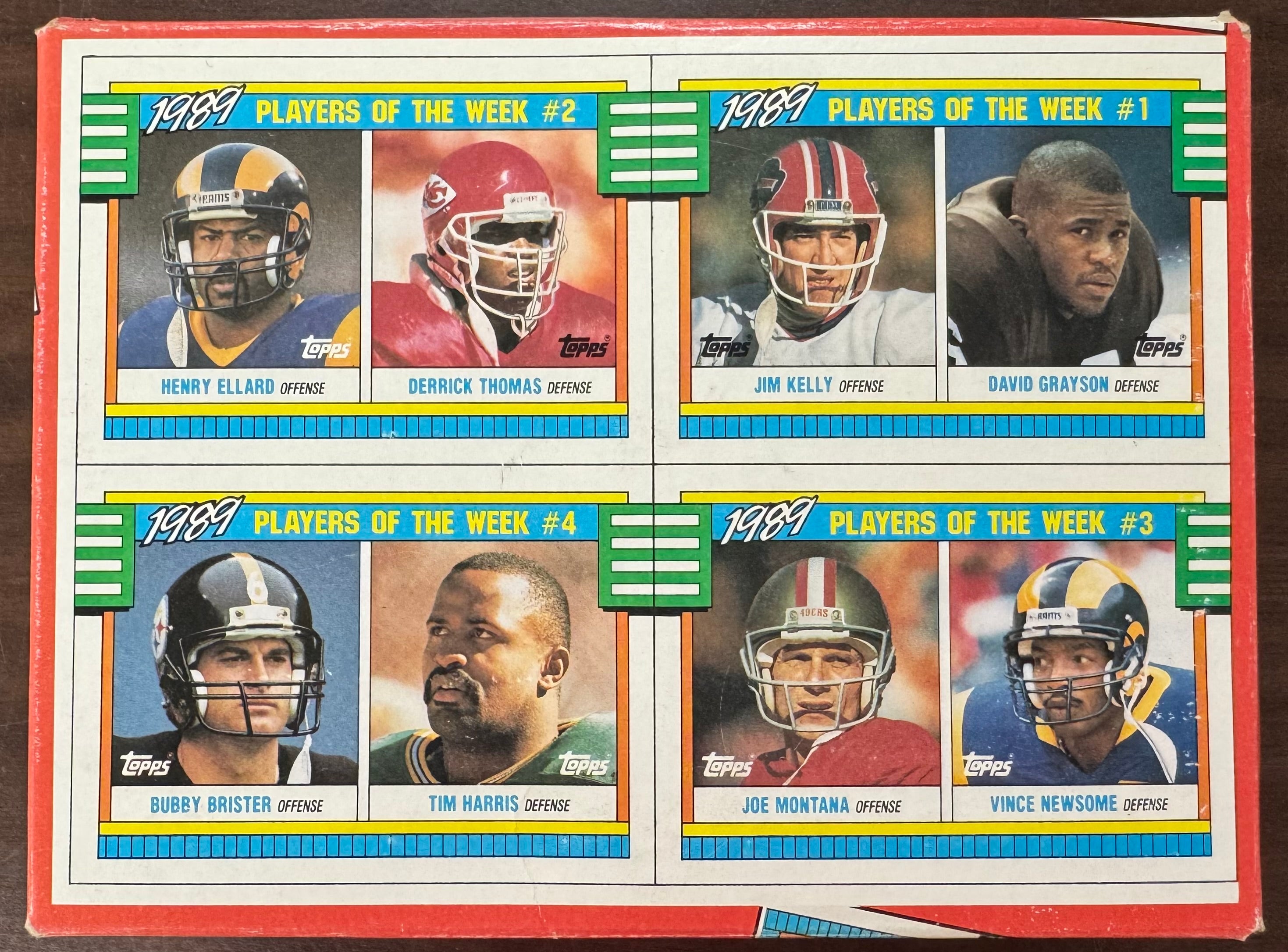 1990 Topps Football Factory Wax Box