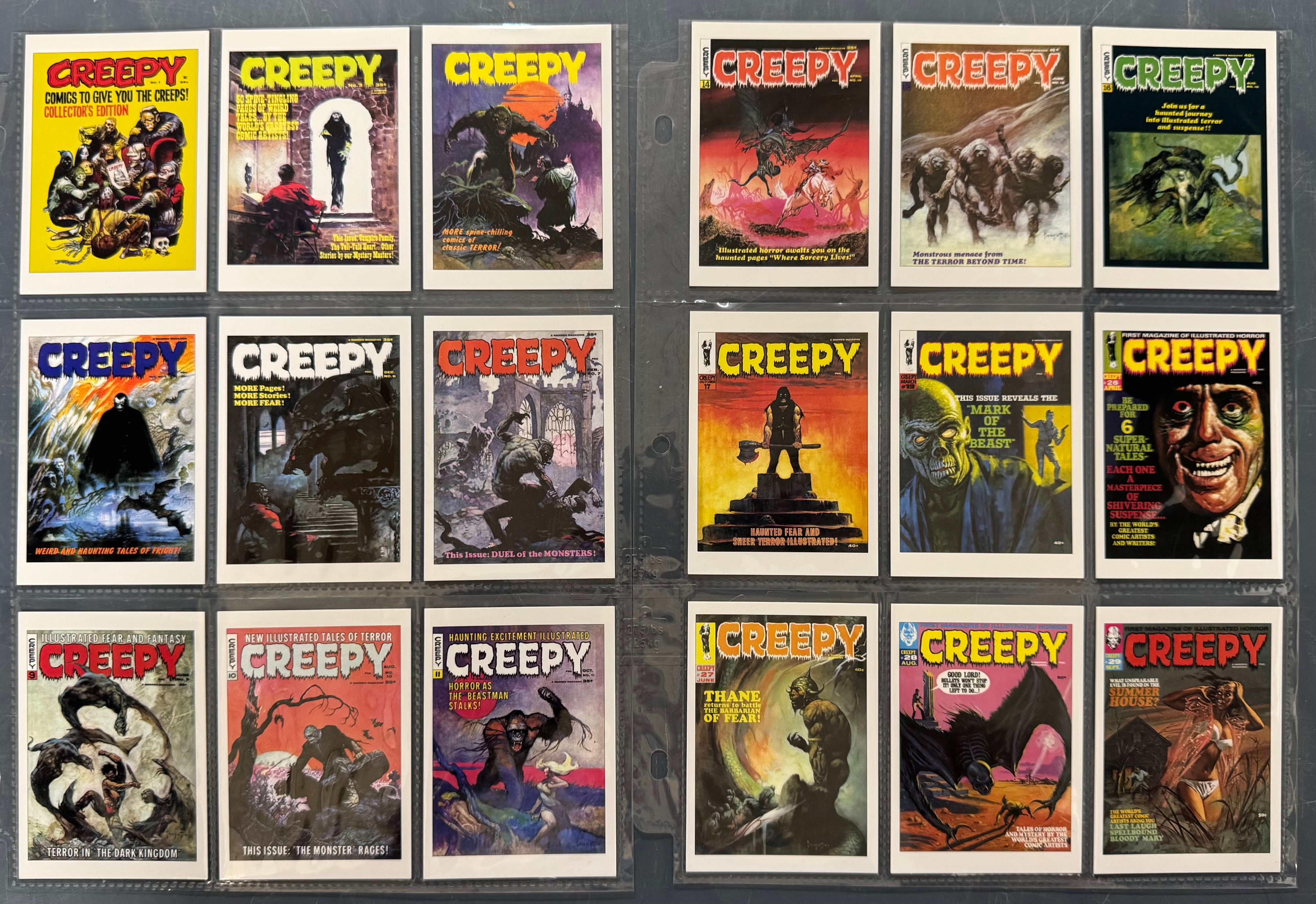 2010 Dark Horse Comics CREEPY Complete Trading Card Set (50/50) NM