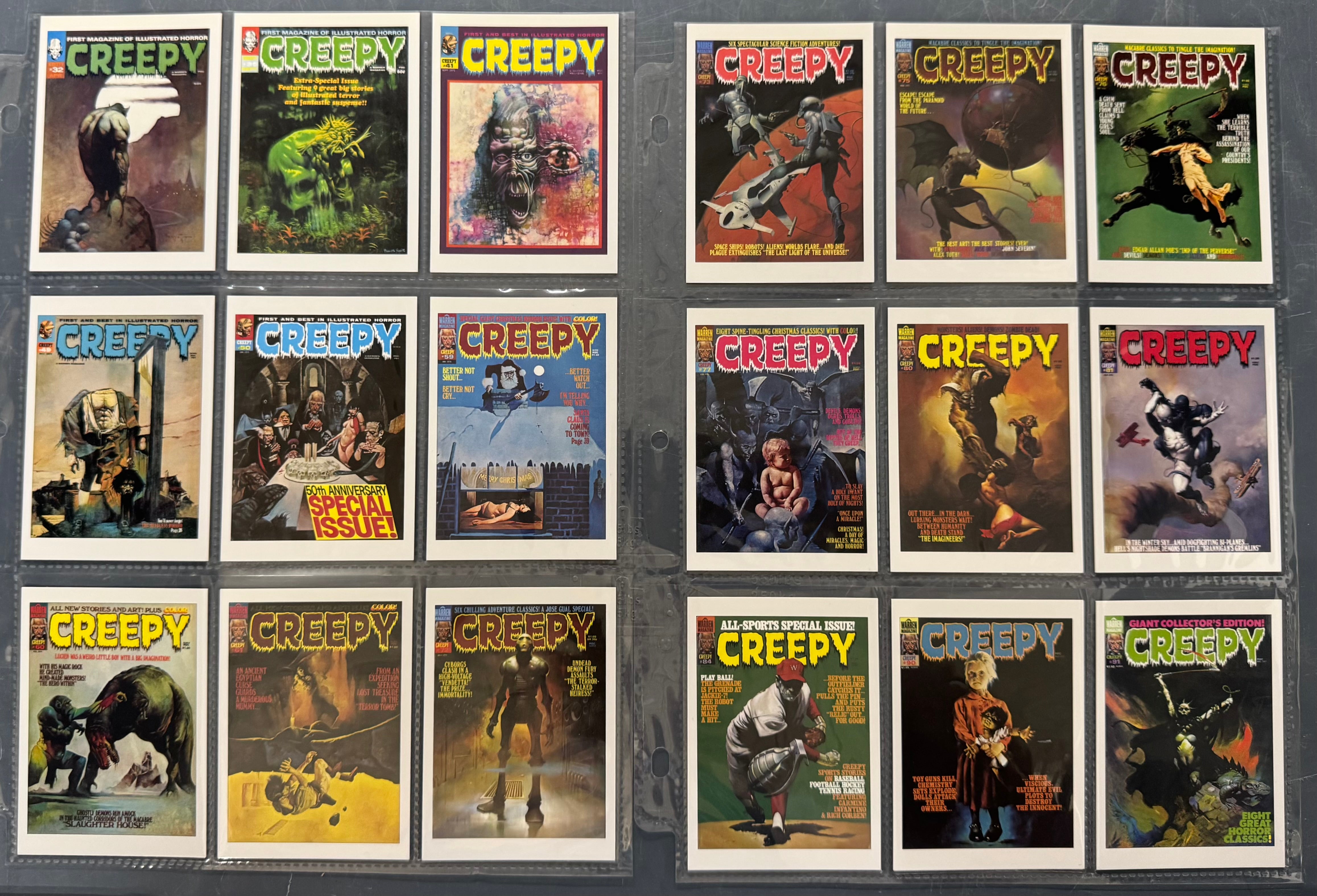 2010 Dark Horse Comics CREEPY Complete Trading Card Set (50/50) NM