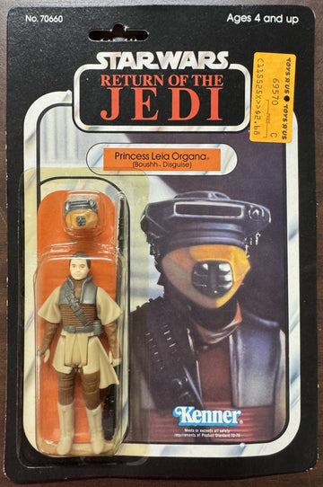 1983 Kenner Star Wars ROTJ Princess Leia Boushh Disguise Action Figure MOC