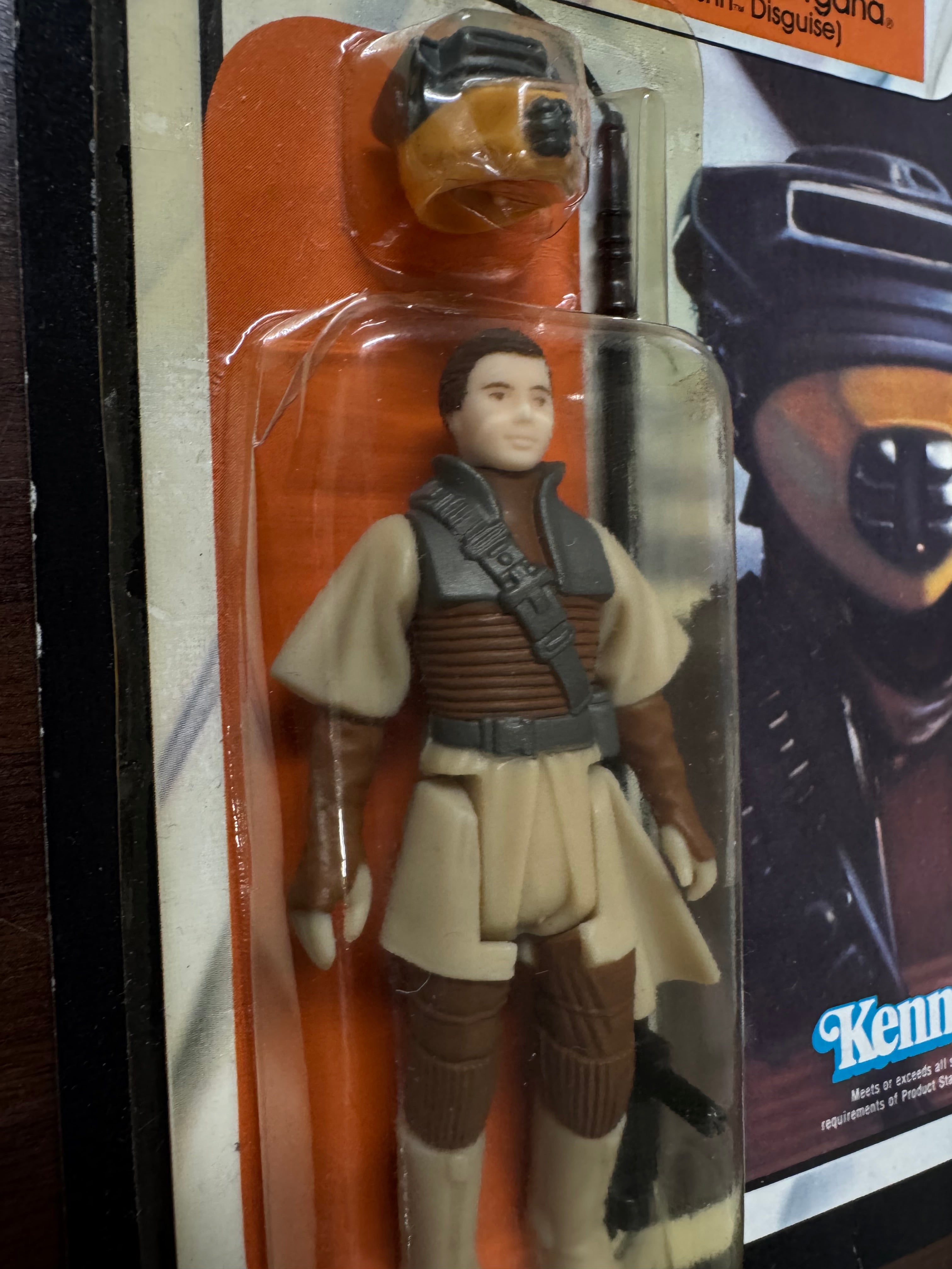 1983 Kenner Star Wars ROTJ Princess Leia Boushh Disguise Action Figure MOC