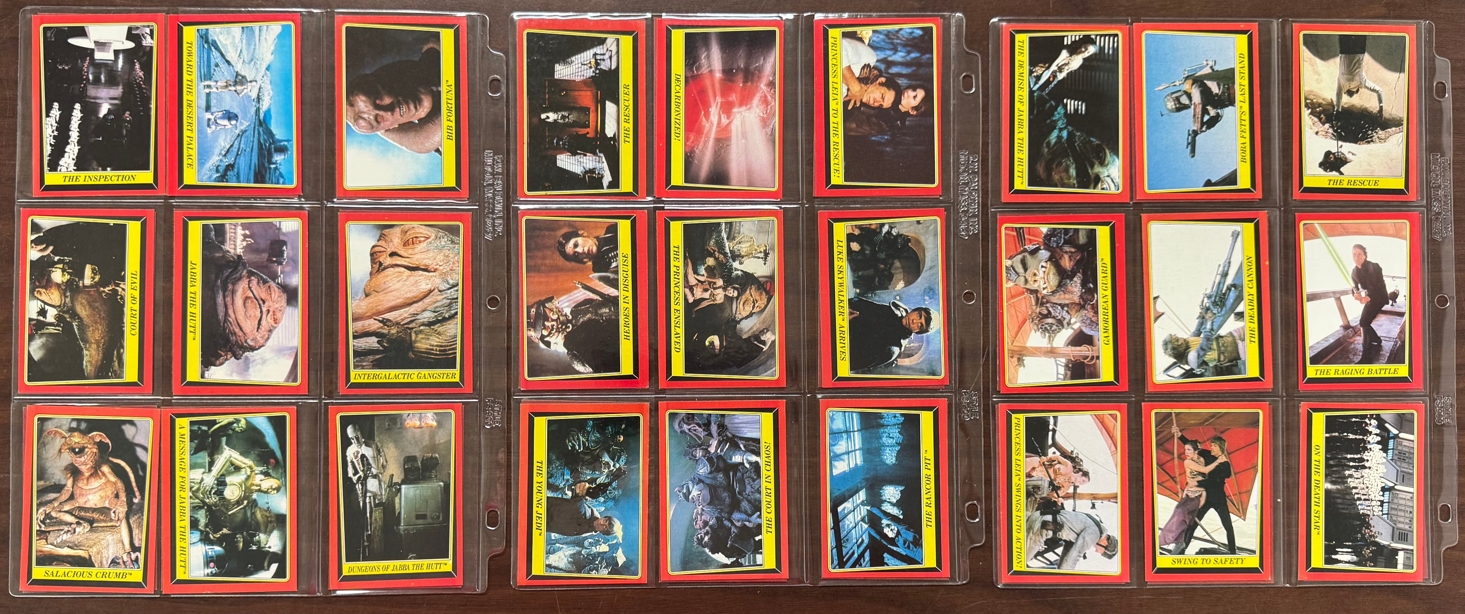 1983 Topps Return of the Jedi Complete Set (132/132) W/ Stickers (33/33) NM