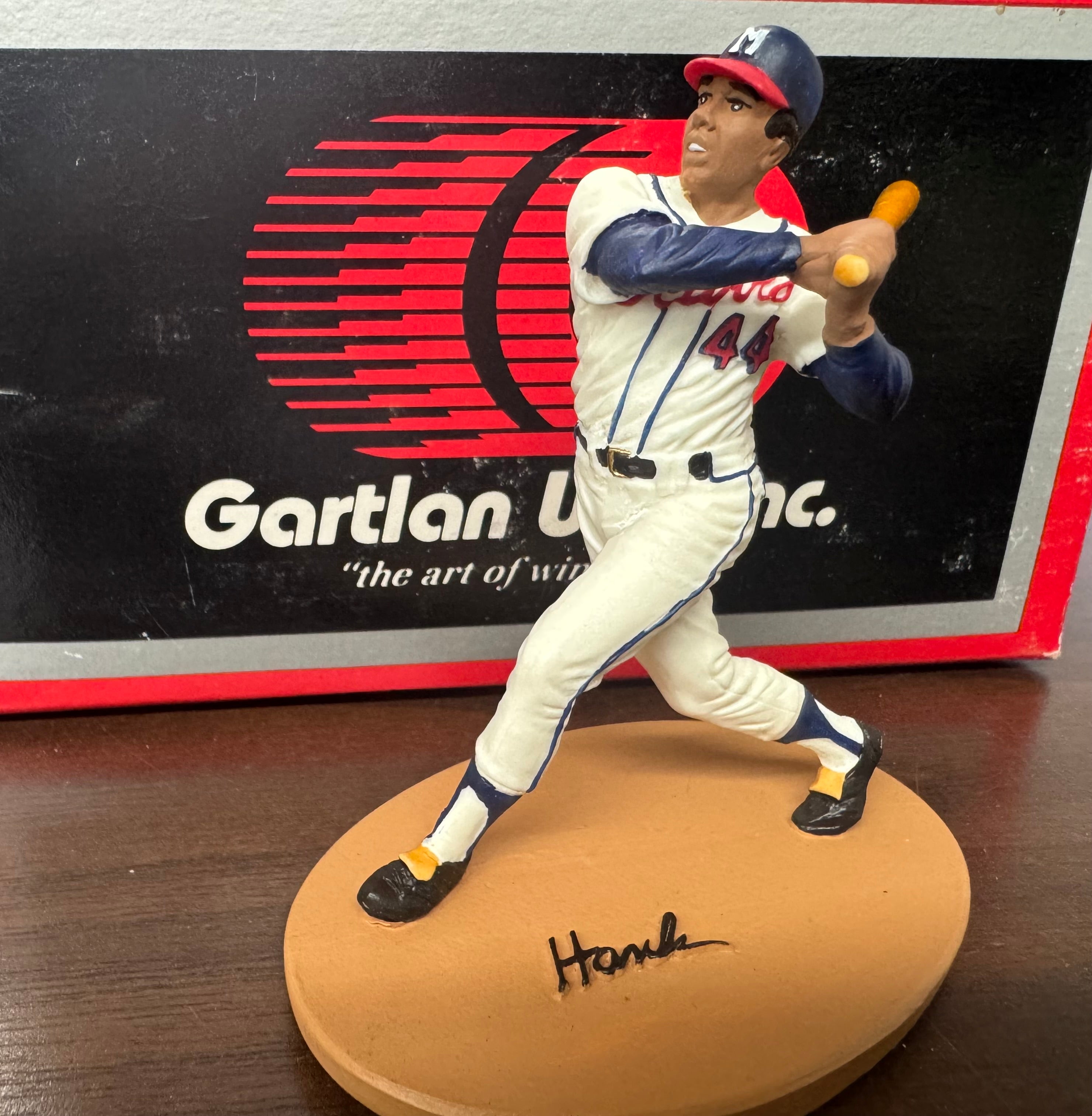 1991 Gartlan Hank Aaron "The Hammer" Small Numbered Limited Edition Figure