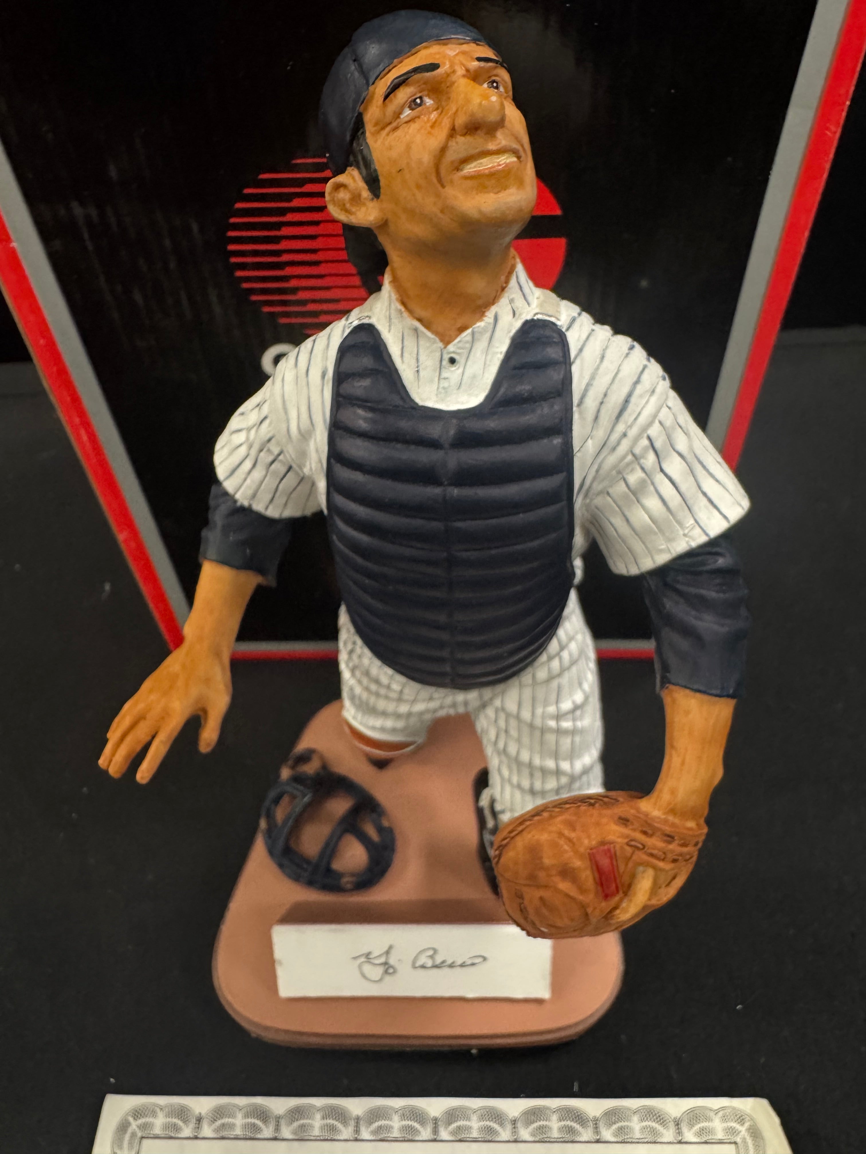 1990 Gartlan Yogi Berra Signed Autograph Numbered Limited Edition Figurine