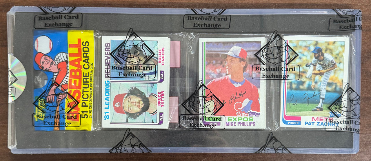 1982 Topps Baseball Rack Pack BBCE Wrapped & Sealed Nolan Ryan On Back