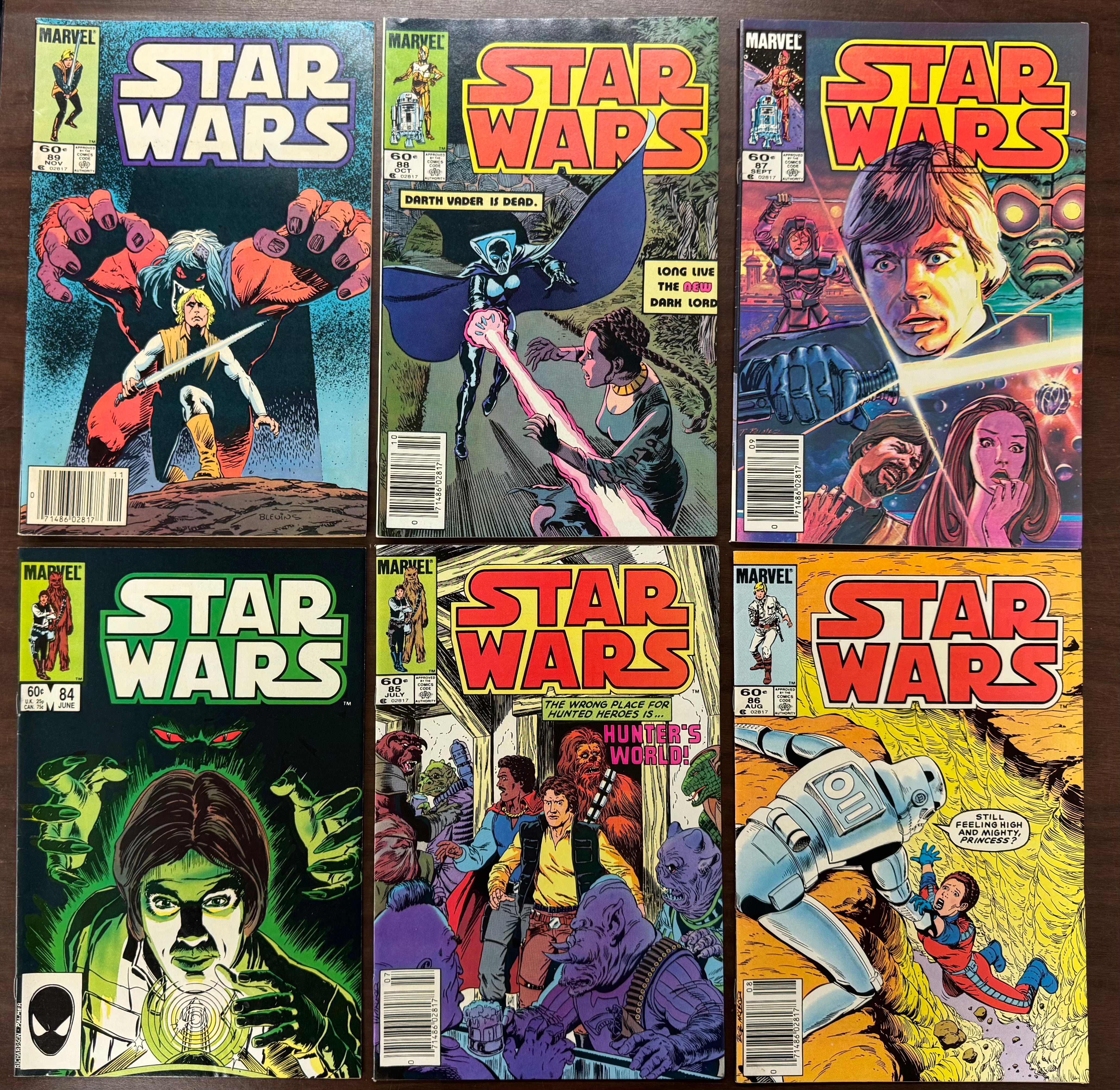 1983/84 Marvel Comics Star Wars #76-89 Comic Book Lot VF-NM