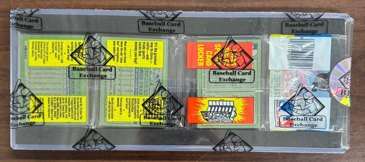 1982 Topps Baseball Rack Pack BBCE Wrapped & Sealed Nolan Ryan On Back