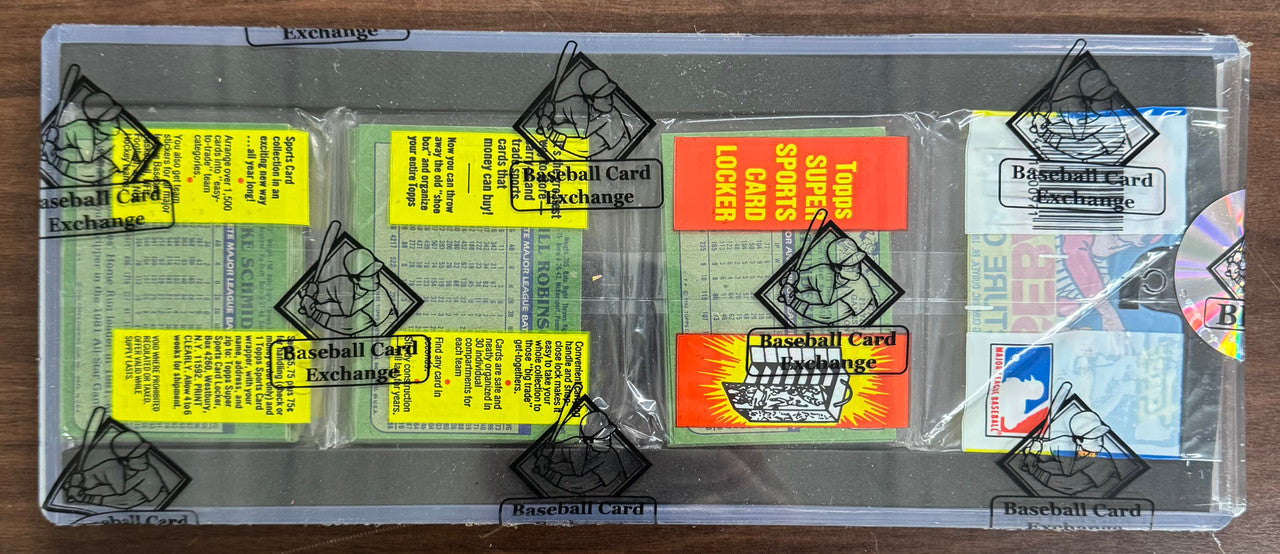 1982 Topps Baseball Rack Pack BBCE Wrapped & Sealed Mike Schmidt On Back +