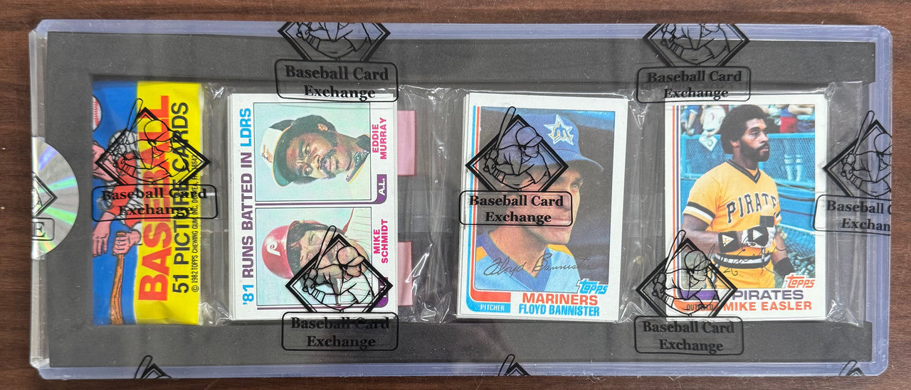 1982 Topps Baseball Rack Pack BBCE Wrapped Sealed '81 RBI Leaders On Front