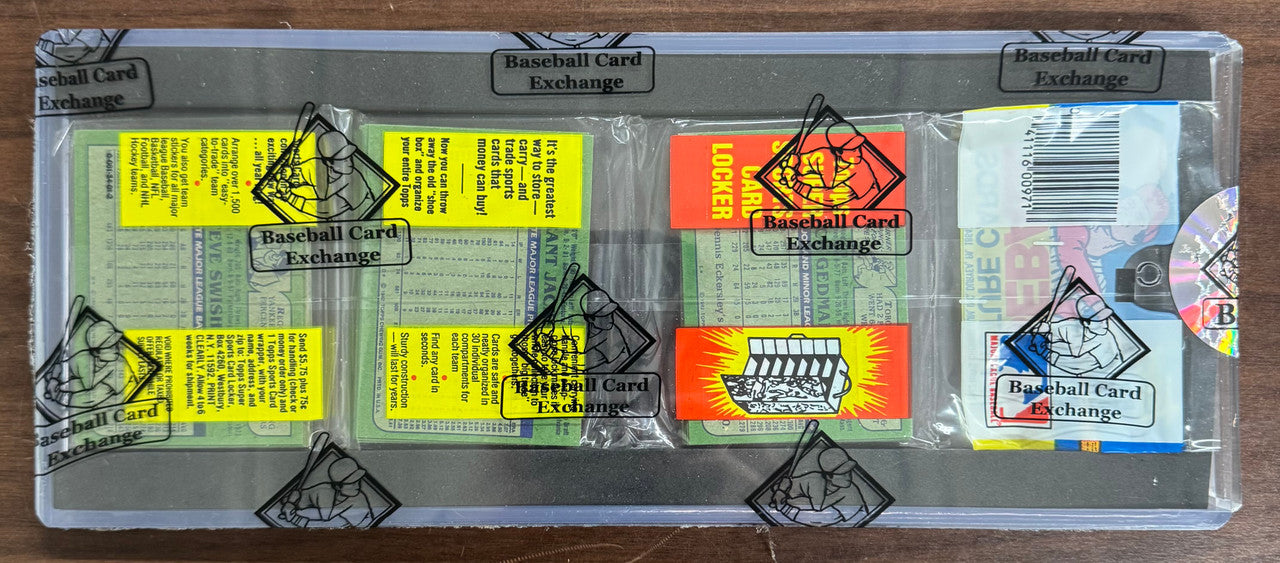 1982 Topps Baseball Rack Pack BBCE Wrapped & Sealed Andre Dawson On Front