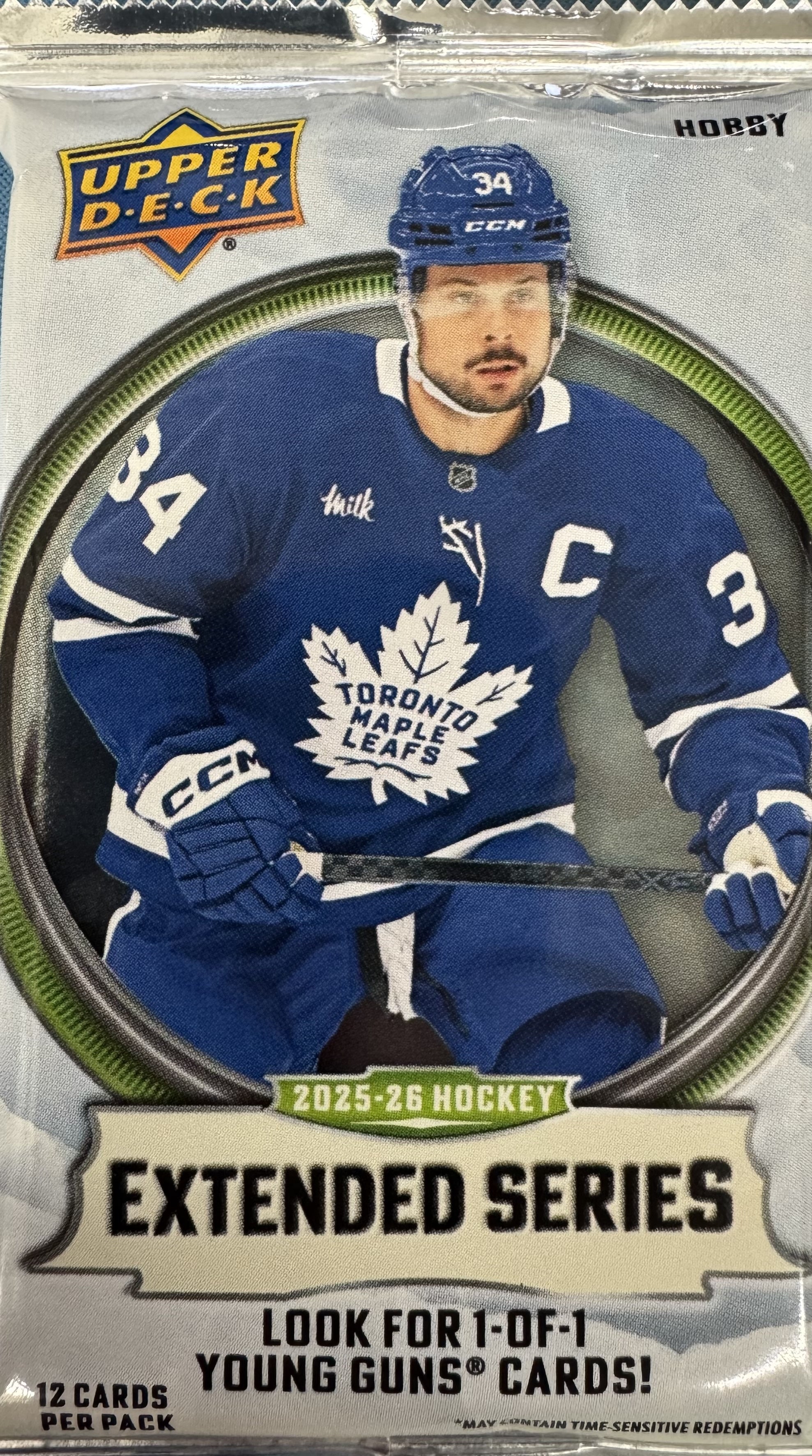 2025/26 Upper Deck Extended Series Hockey Hobby Pack