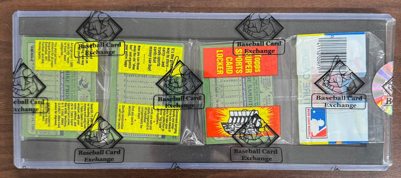 1982 Topps Baseball Rack Pack BBCE Wrapped Sealed Carlton Fisk All Star On Front