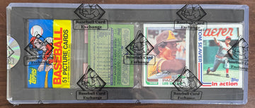 1982 Topps Baseball Rack Pack BBCE Wrapped Sealed Seaver In Action On Front