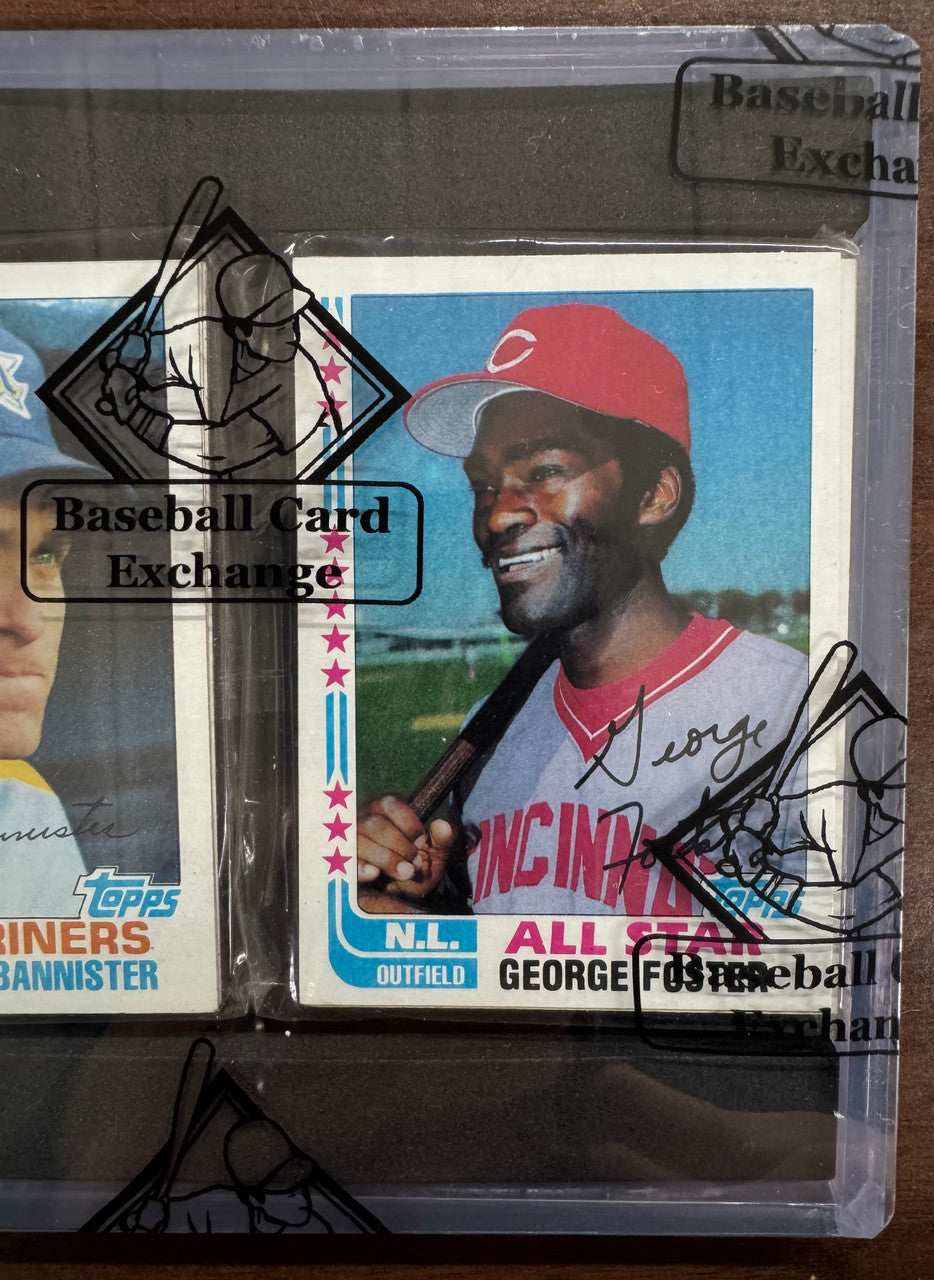 1982 Topps Baseball Rack Pack BBCE Wrapped Sealed Steve Sax RC Front Palmer RC