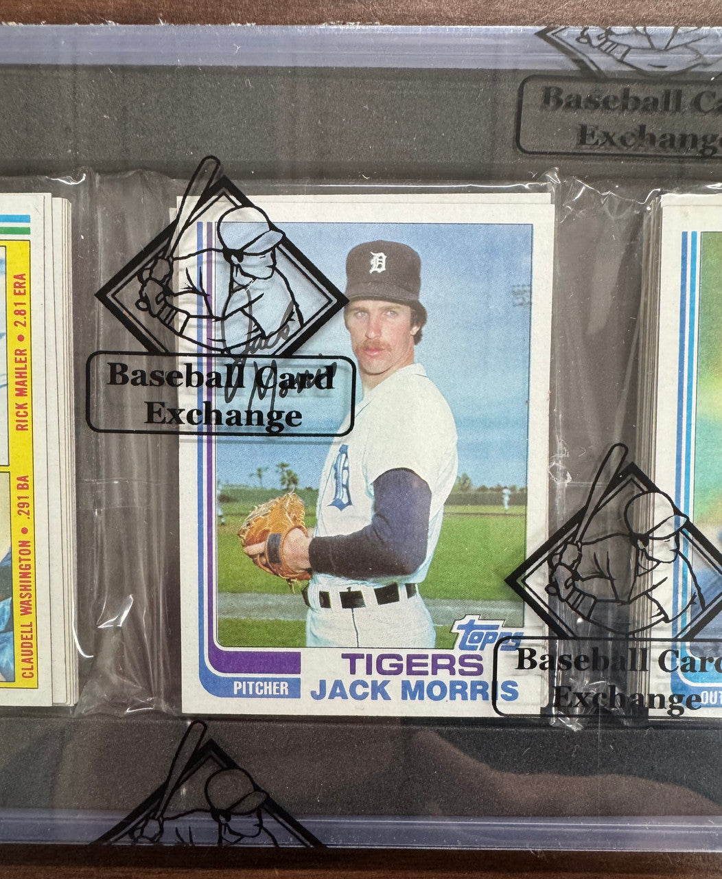 1982 Topps Baseball Rack Pack BBCE Wrapped & Sealed Jack Morris On Front