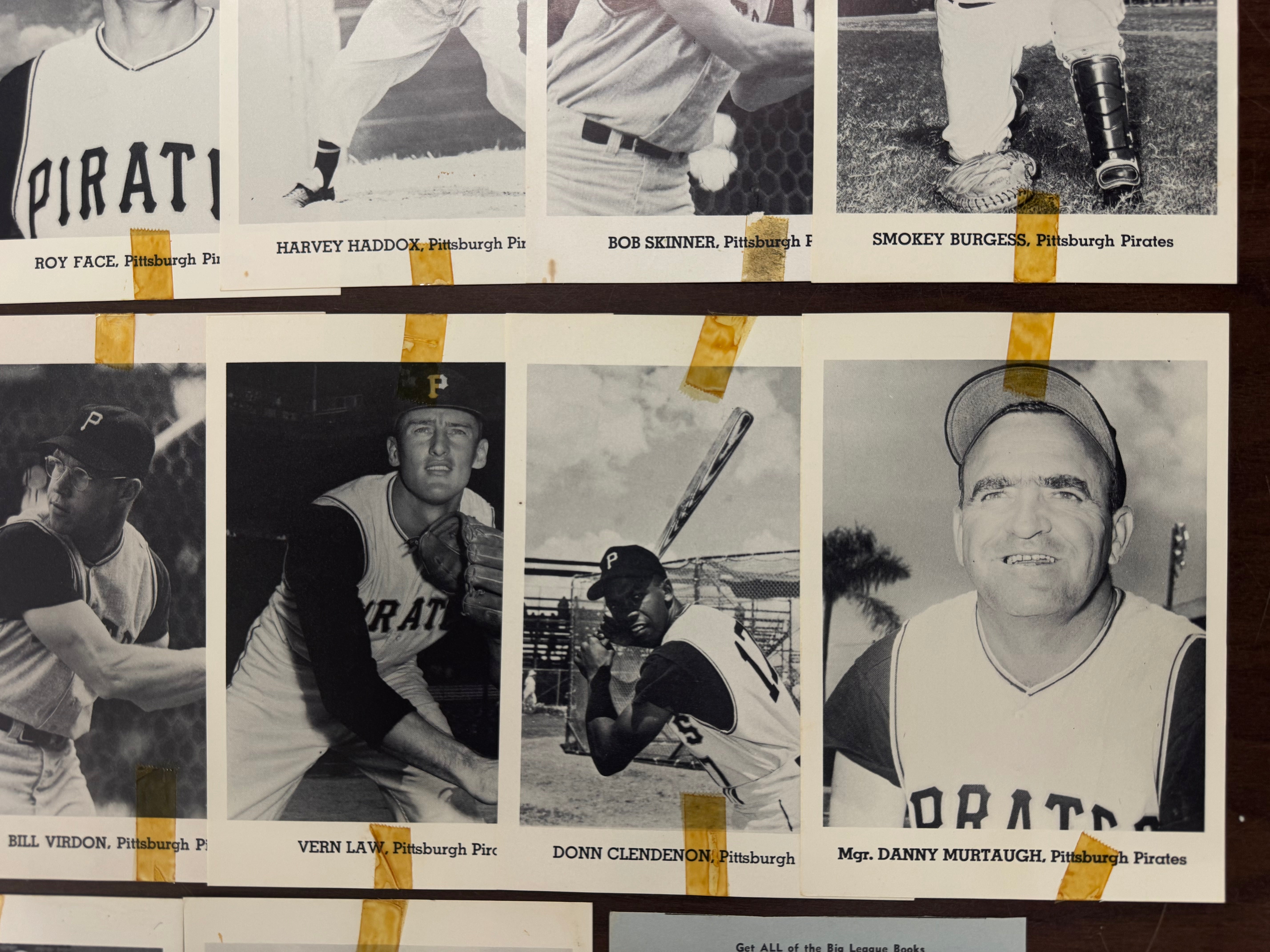 1963 Jay Publishing Pittsburgh Pirates Picture Pack Set W/ Envelope