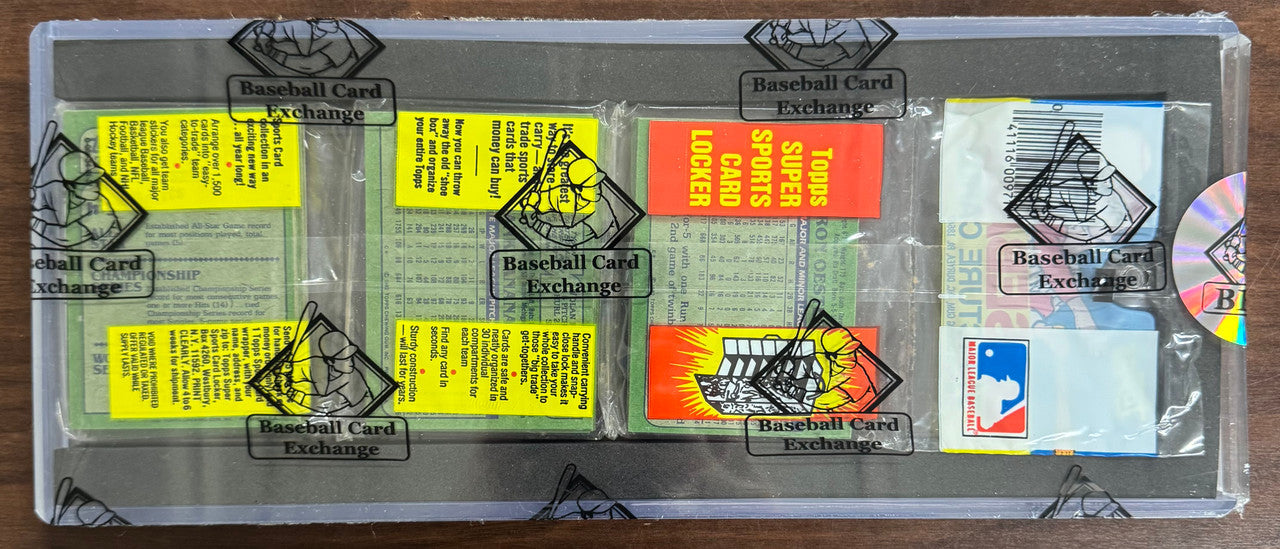 1982 Topps Baseball Rack Pack BBCE Wrapped & Sealed Eddie Murray On Front