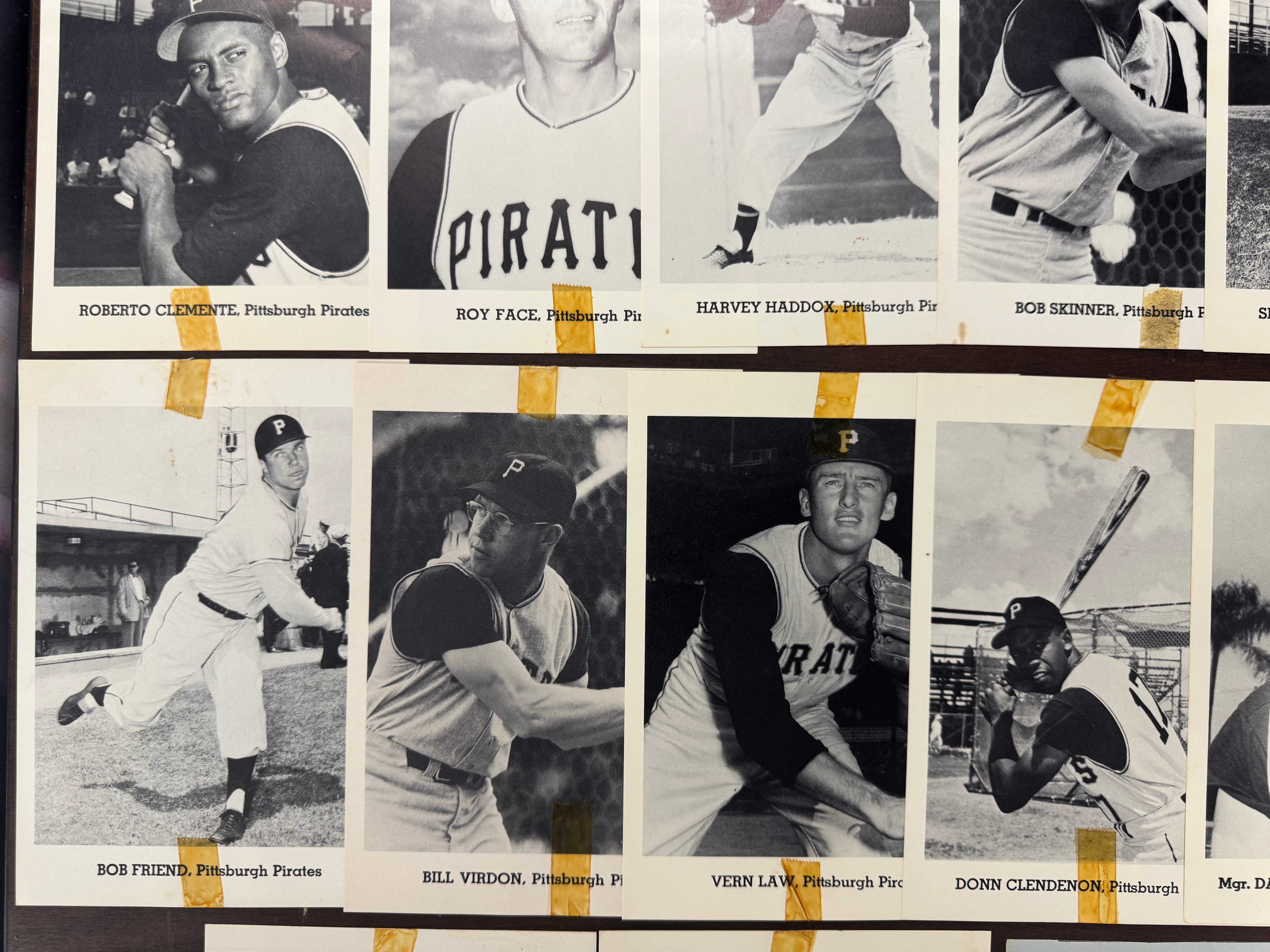 1963 Jay Publishing Pittsburgh Pirates Picture Pack Set W/ Envelope