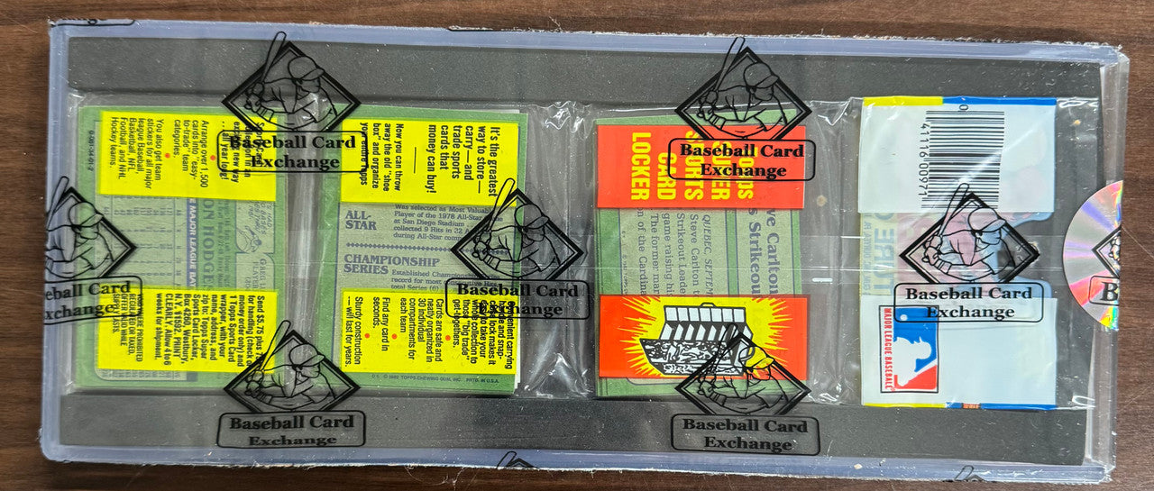 1982 Topps Baseball Rack Pack BBCE Wrapped Sealed R. Jackson All Star On Front