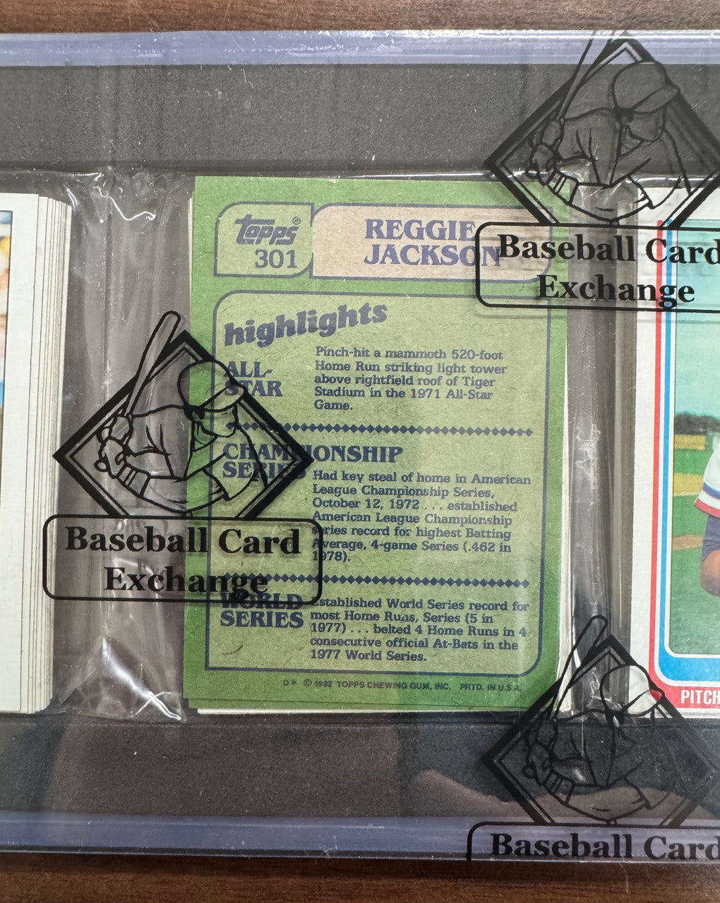1982 Topps Baseball Rack Pack BBCE Wrapped Sealed R. Jackson All Star On Front