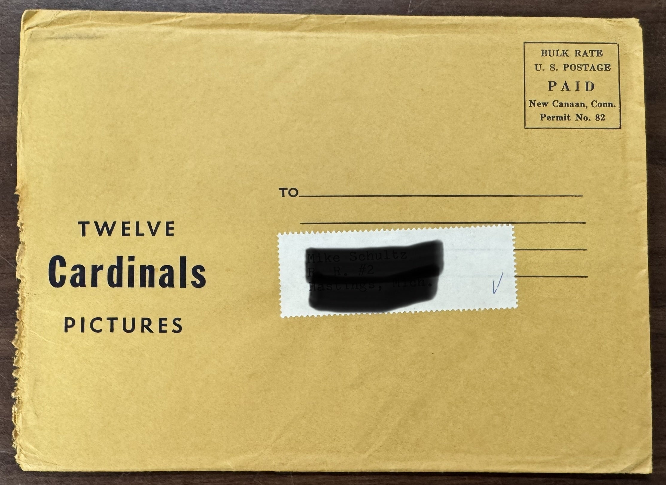 1963 Jay Publishing St. Louis Cardinals Picture Pack Set W/ Envelope