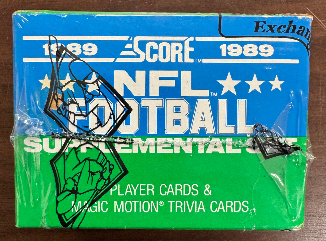 1989 Score Football Supplemental Set (110) BBCE Wrapped & Sealed