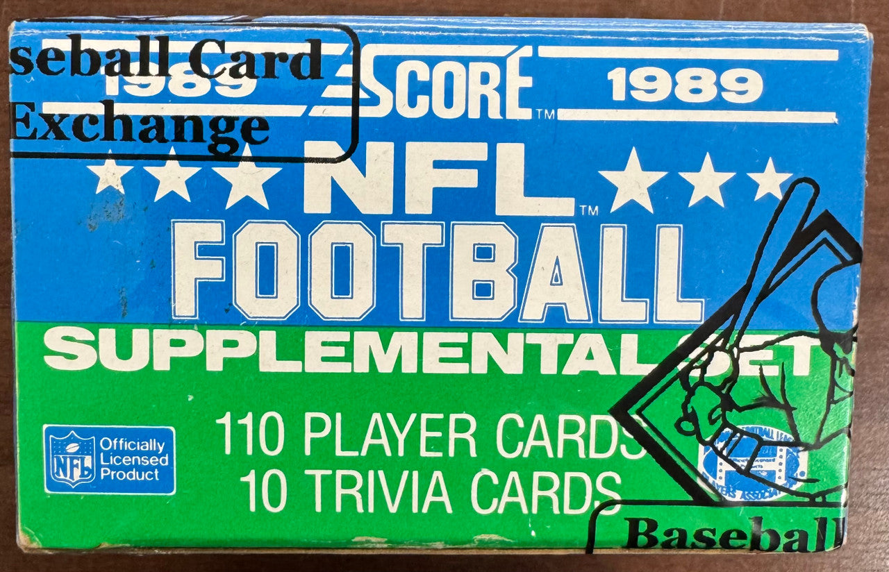 1989 Score Football Supplemental Set (110) BBCE Wrapped & Sealed