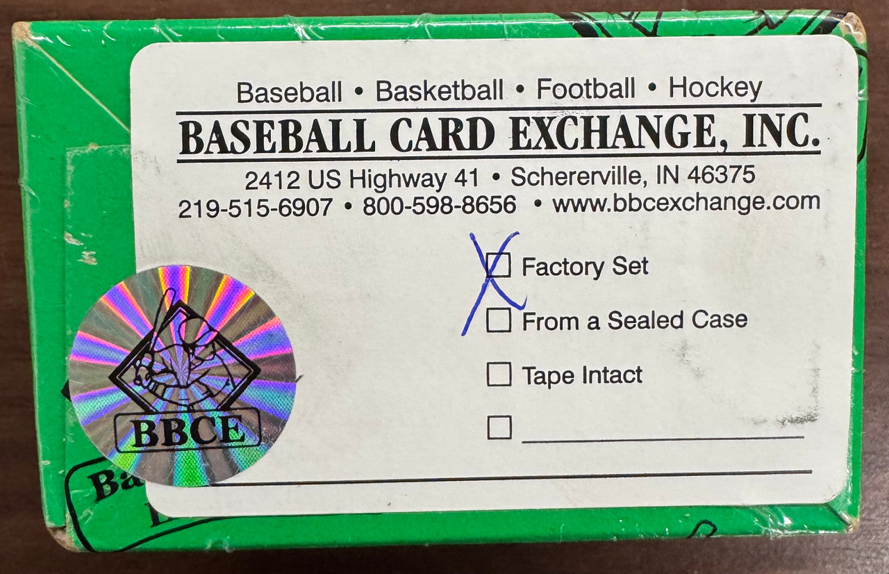 1989 Score Football Supplemental Set (110) BBCE Wrapped & Sealed