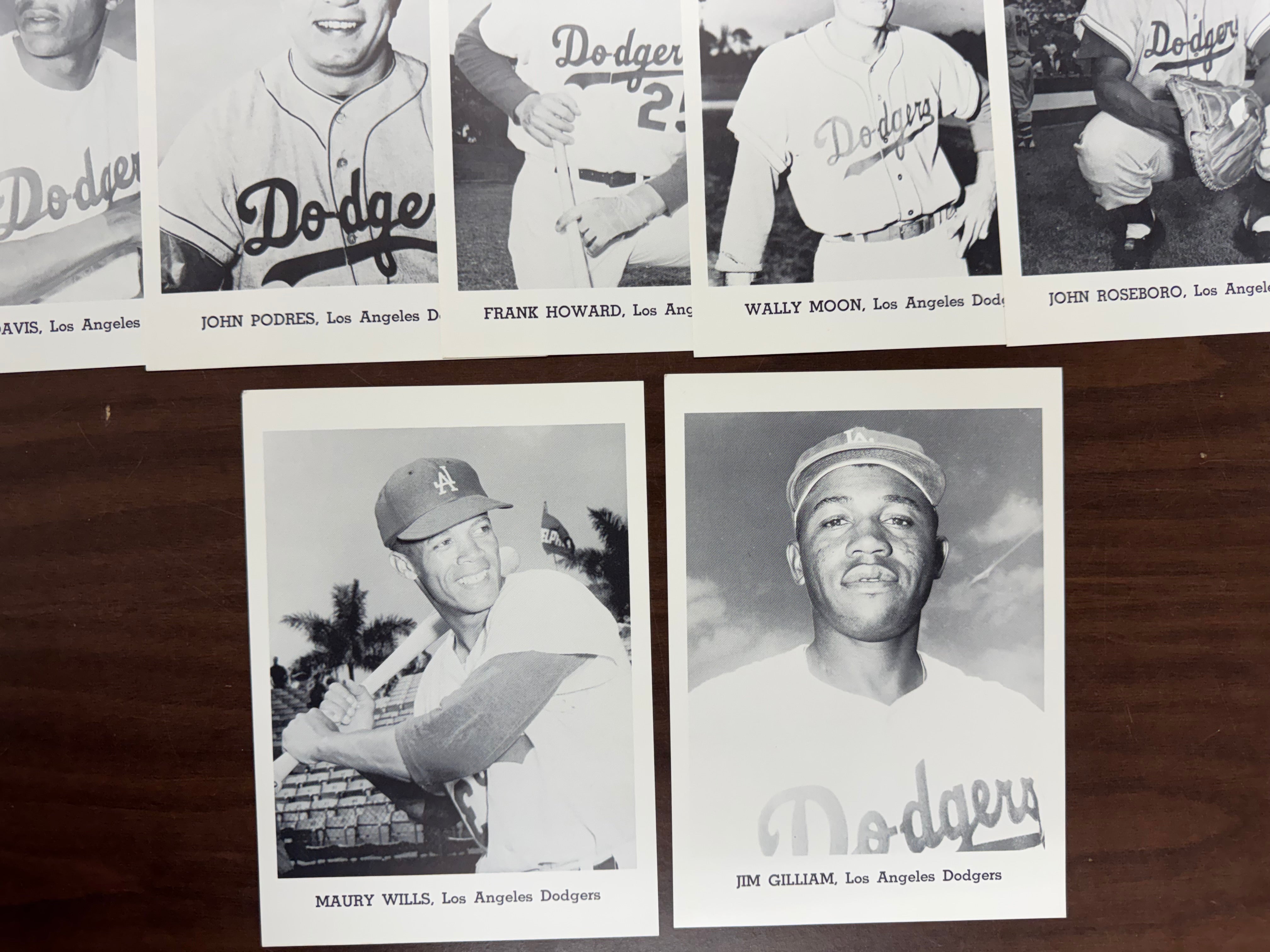 1963 Jay Publishing Los Angeles Dodgers Picture Pack Set W/ Envelope