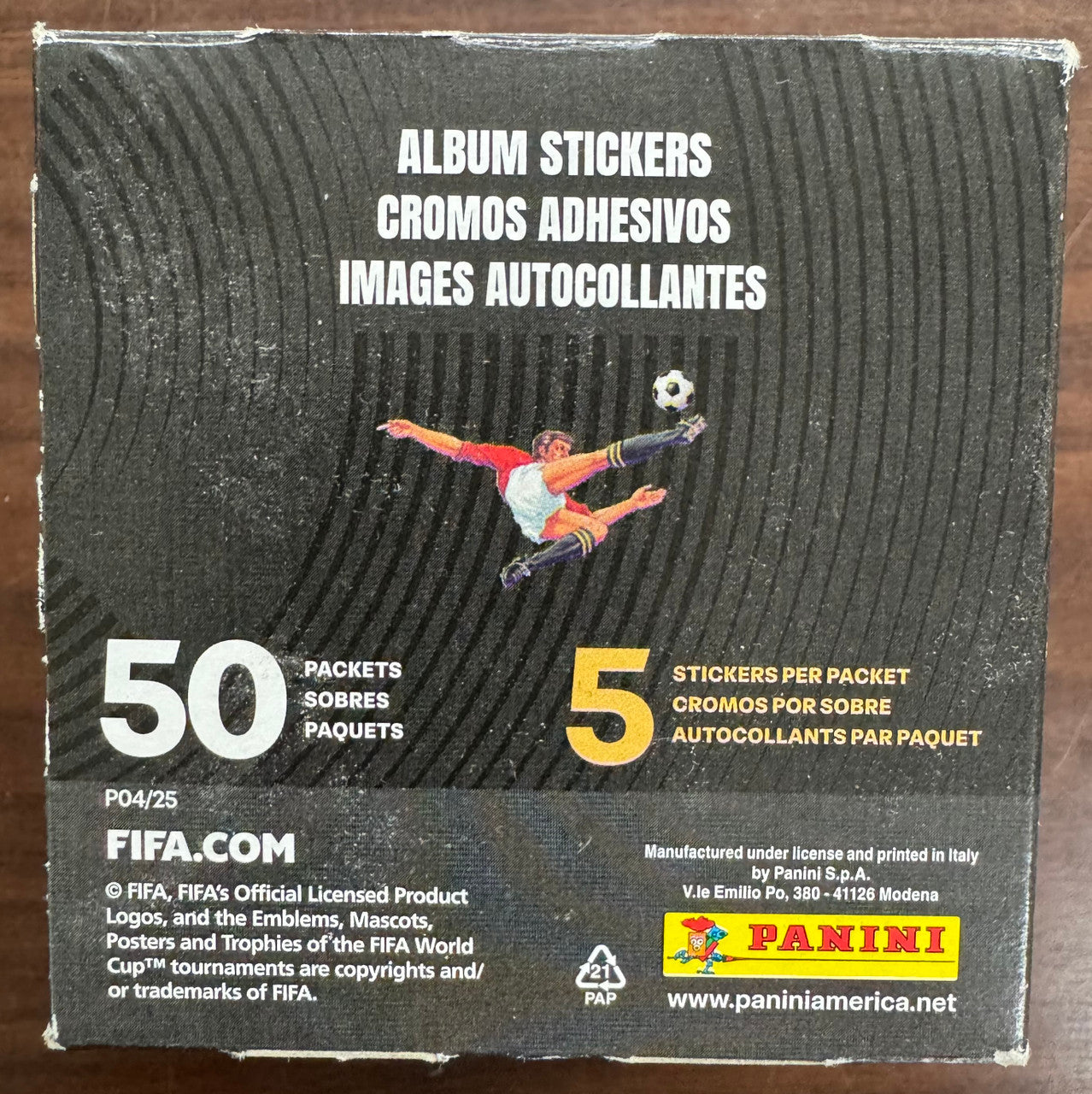 2025 Panini FIFA Club World Cup Album Sticker Box