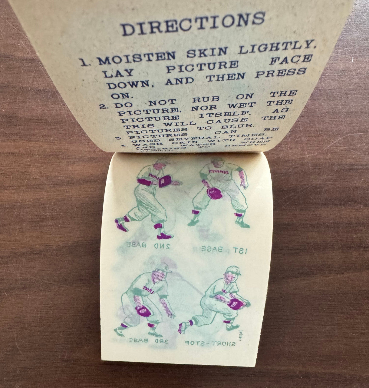1950-60s Vintage Japanese Baseball Tat-oos Tattoos Book