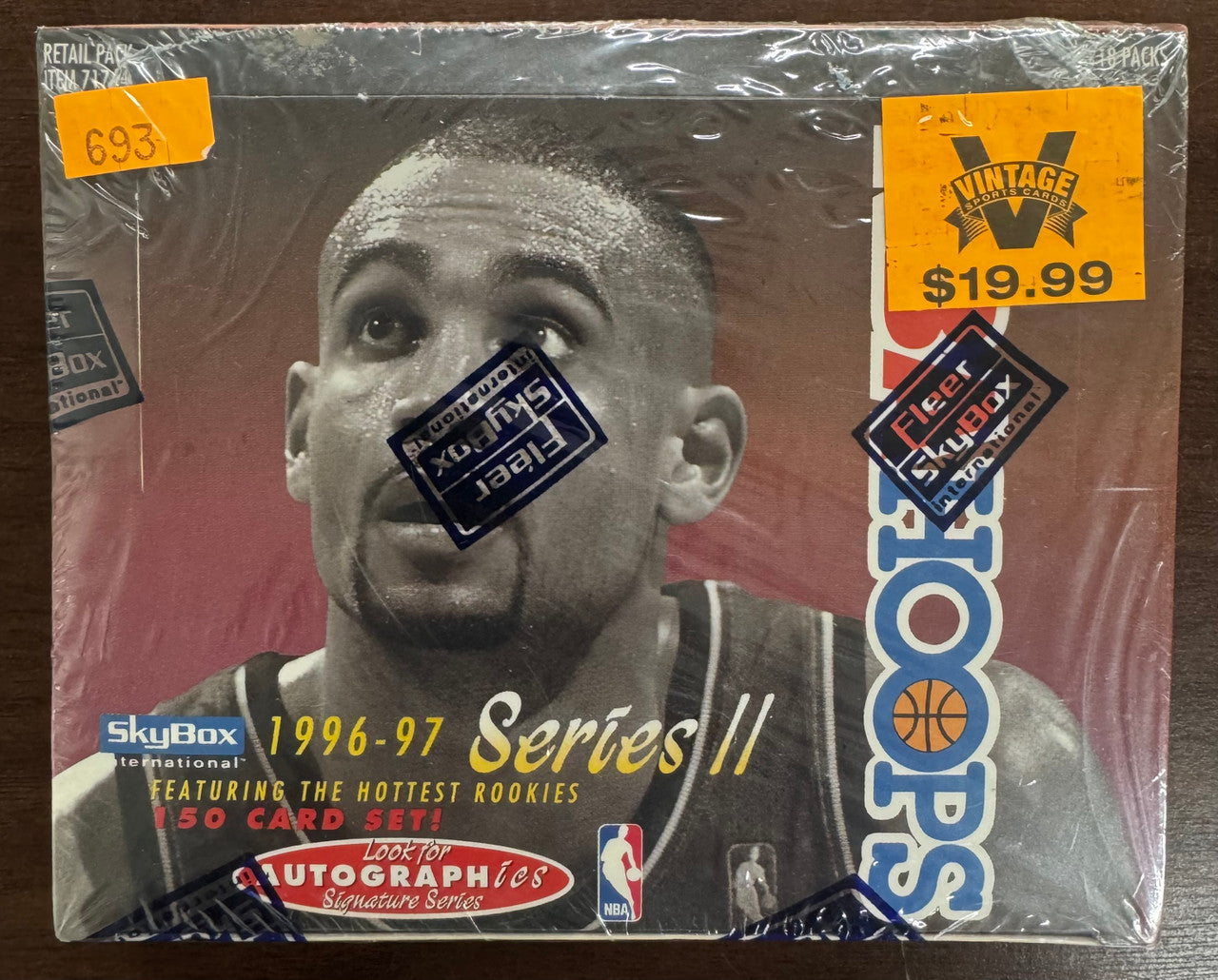 1996/97 Hoops Basketball Series 2 Retail Box Factory Sealed