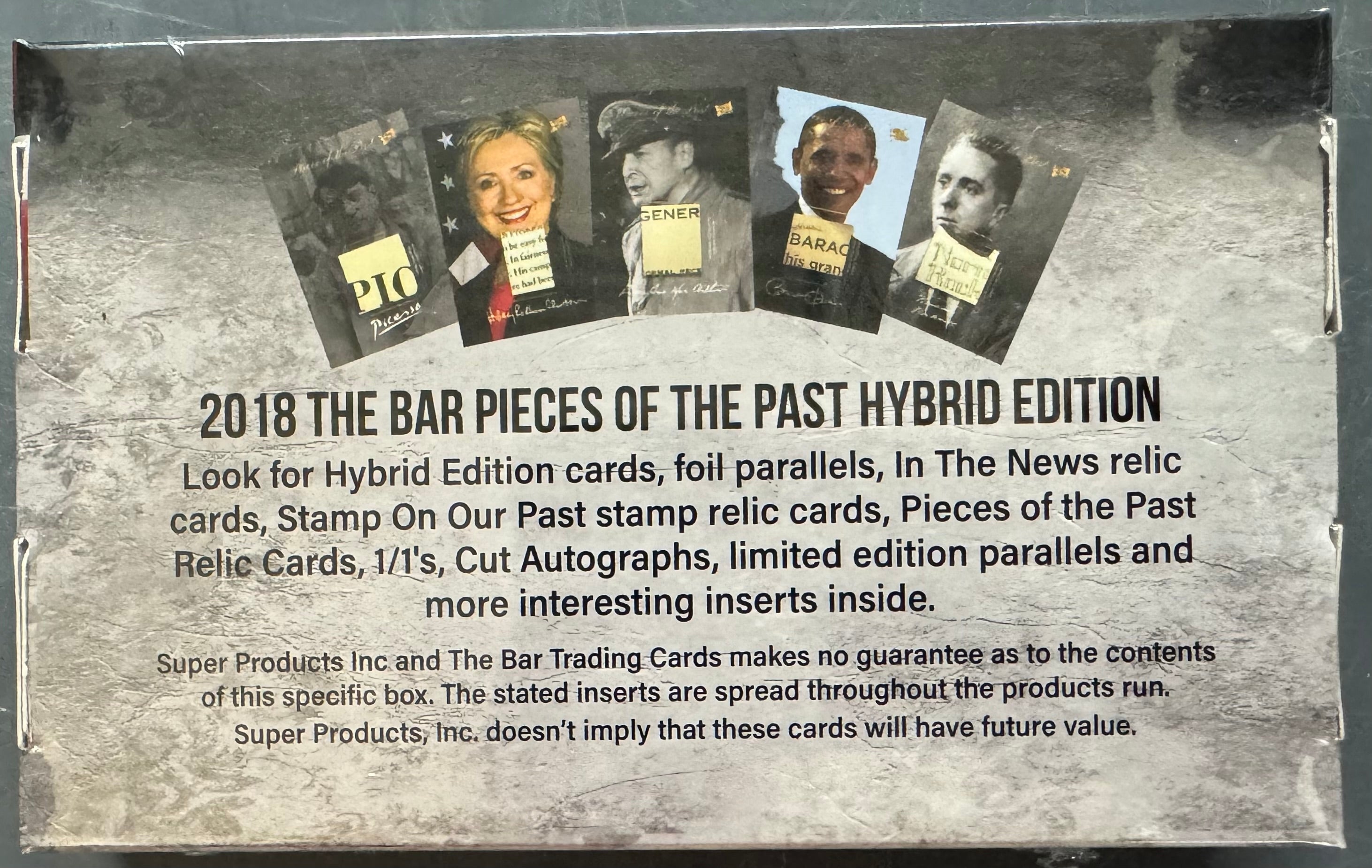 2018 The Bar Pieces of the Past Hybrid Edition Sealed Box