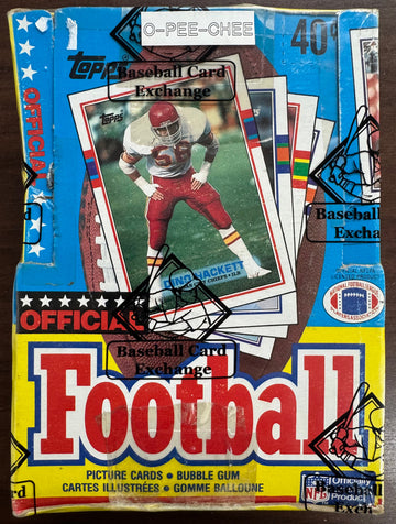 1989 O-Pee-Chee Football Wax Box BBCE Wrapped & Sealed