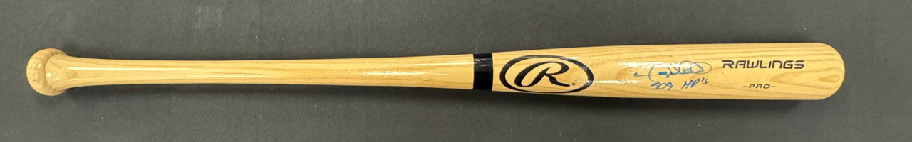 Gary Sheffield Signed Autographed Bat 509 HRs PSA/Leaf