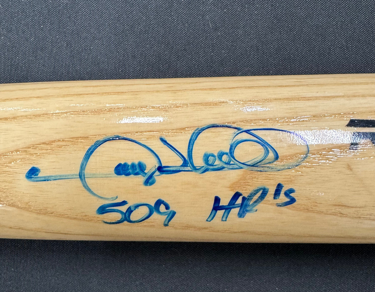 Gary Sheffield Signed Autographed Bat 509 HRs PSA/Leaf