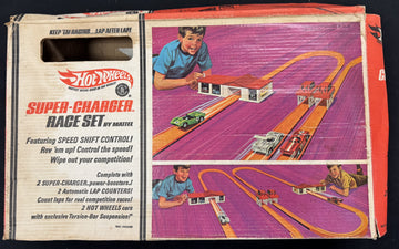 1968 Hot Wheels Super-Charger Race Set Partial Complete No Cars