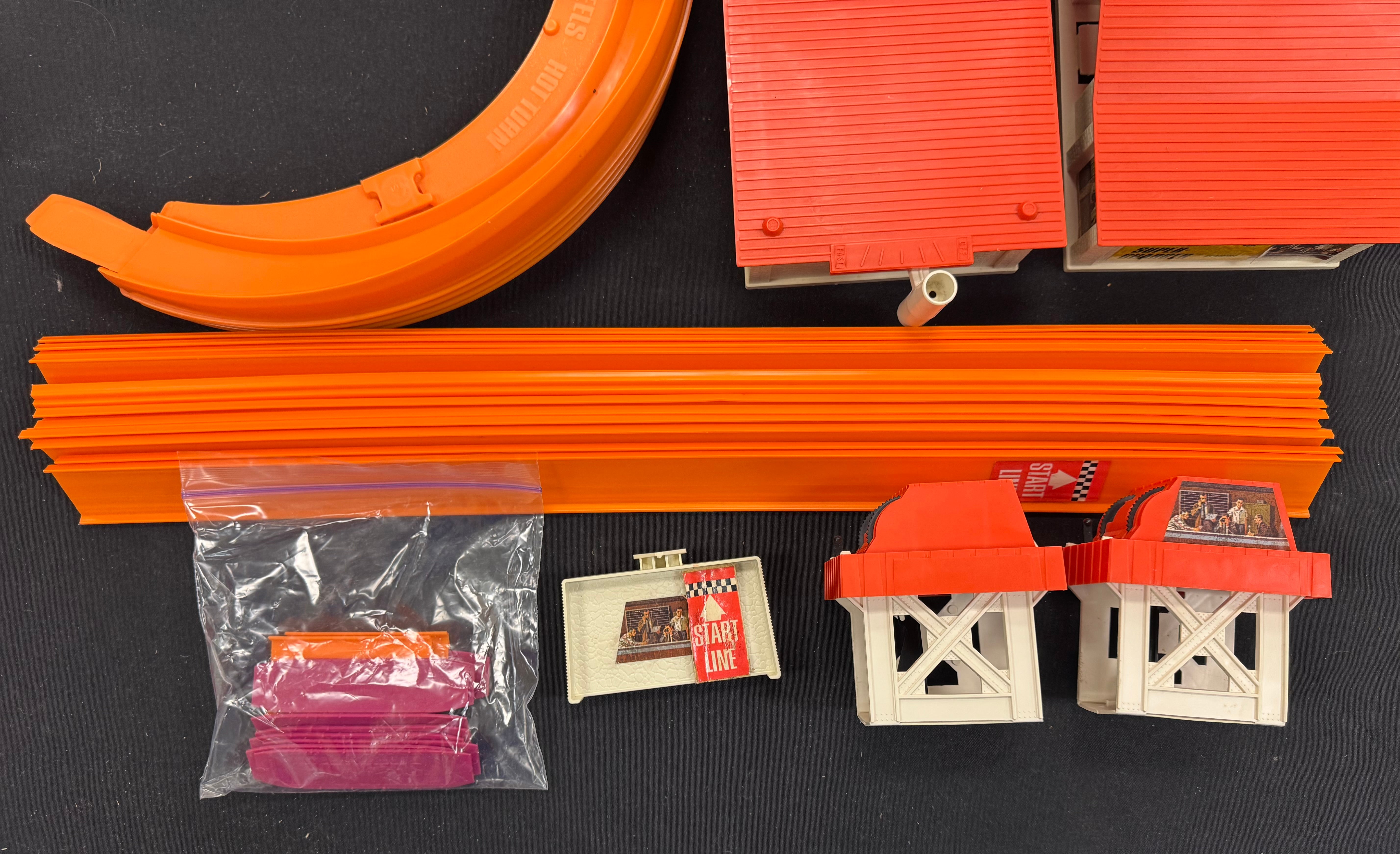 1968 Hot Wheels Super-Charger Race Set Partial Complete No Cars