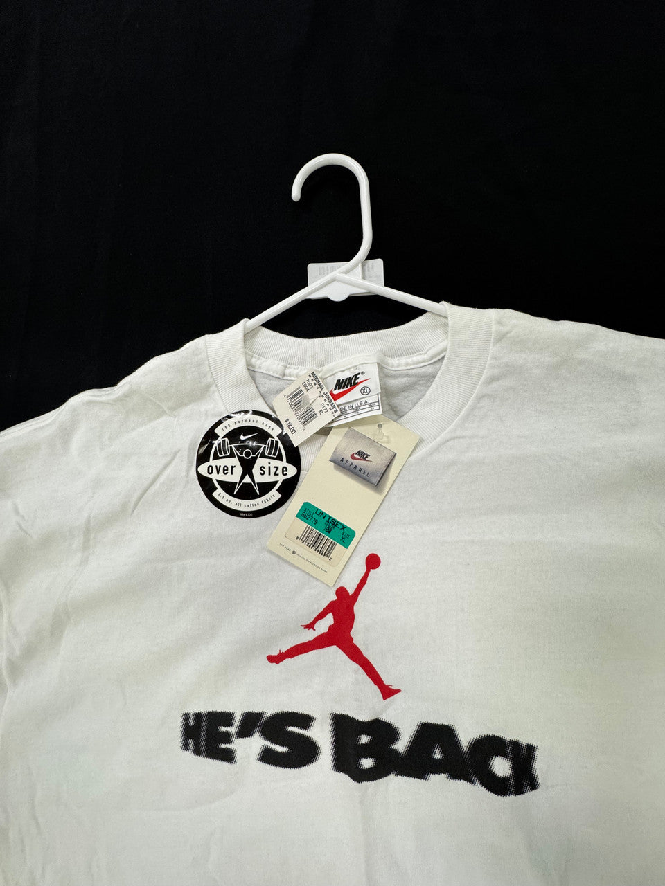 Nike Michael Jordan He's Back Oversized T-Shirt XL