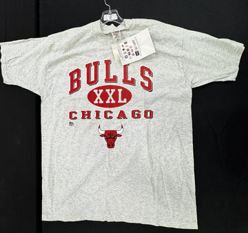 Fruit of the Loom Gray Chicago Bulls XXL T-Shirt Size XL