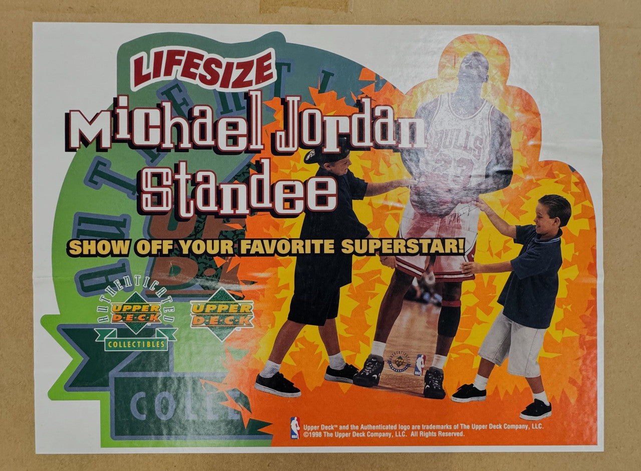 1998 Upper Deck Michael Jordan Lifesize Standee New in Box
