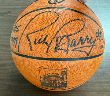 Rick Barry Signed Autographed Inscribed Basketball HOF 1987 PSA /DNA