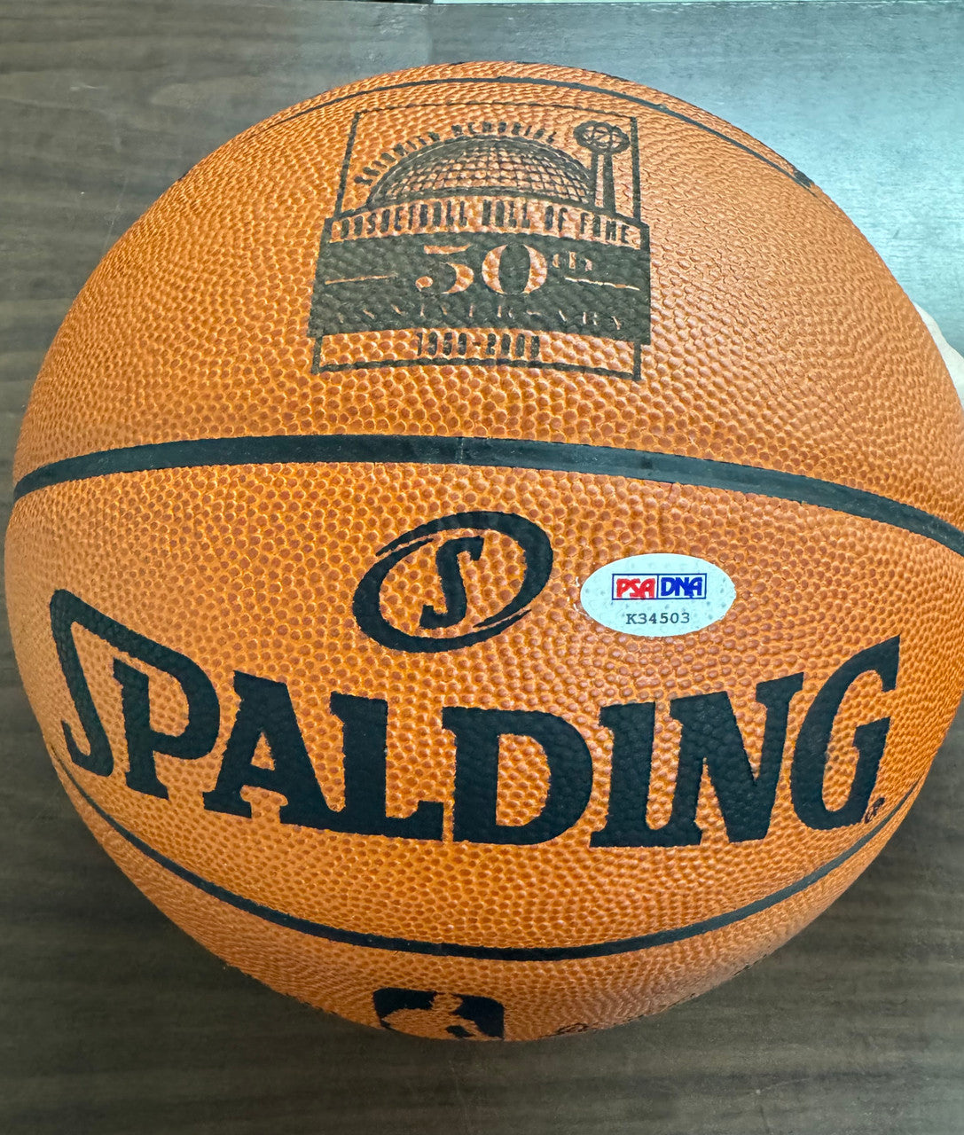 Rick Barry Signed Autographed Inscribed Basketball HOF 1987 PSA /DNA
