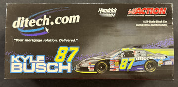 Kyle Busch #87 ditech.com Autographed Signed 1:24 Action Racing Diecast Car