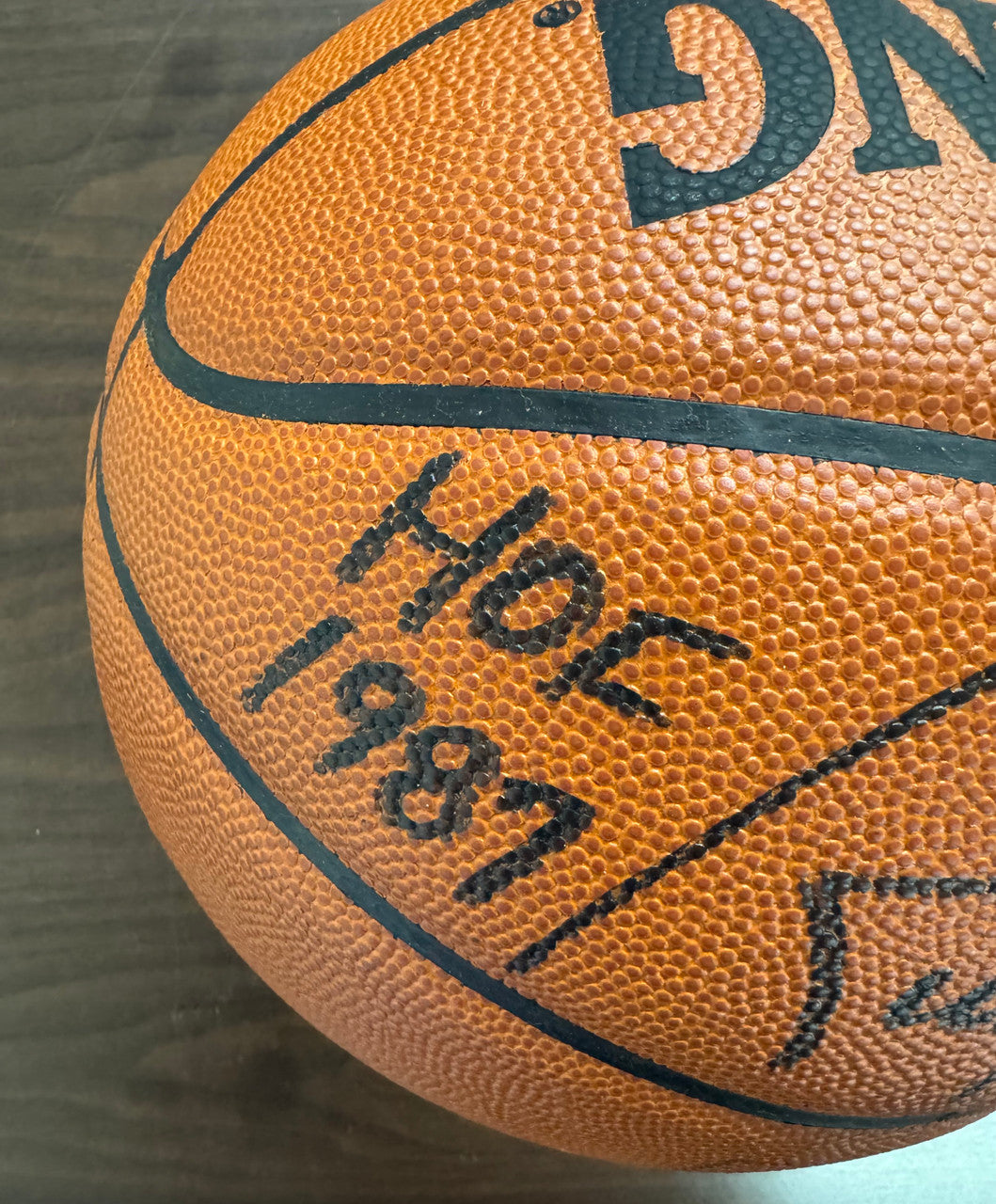 Rick Barry Signed Autographed Inscribed Basketball HOF 1987 PSA /DNA