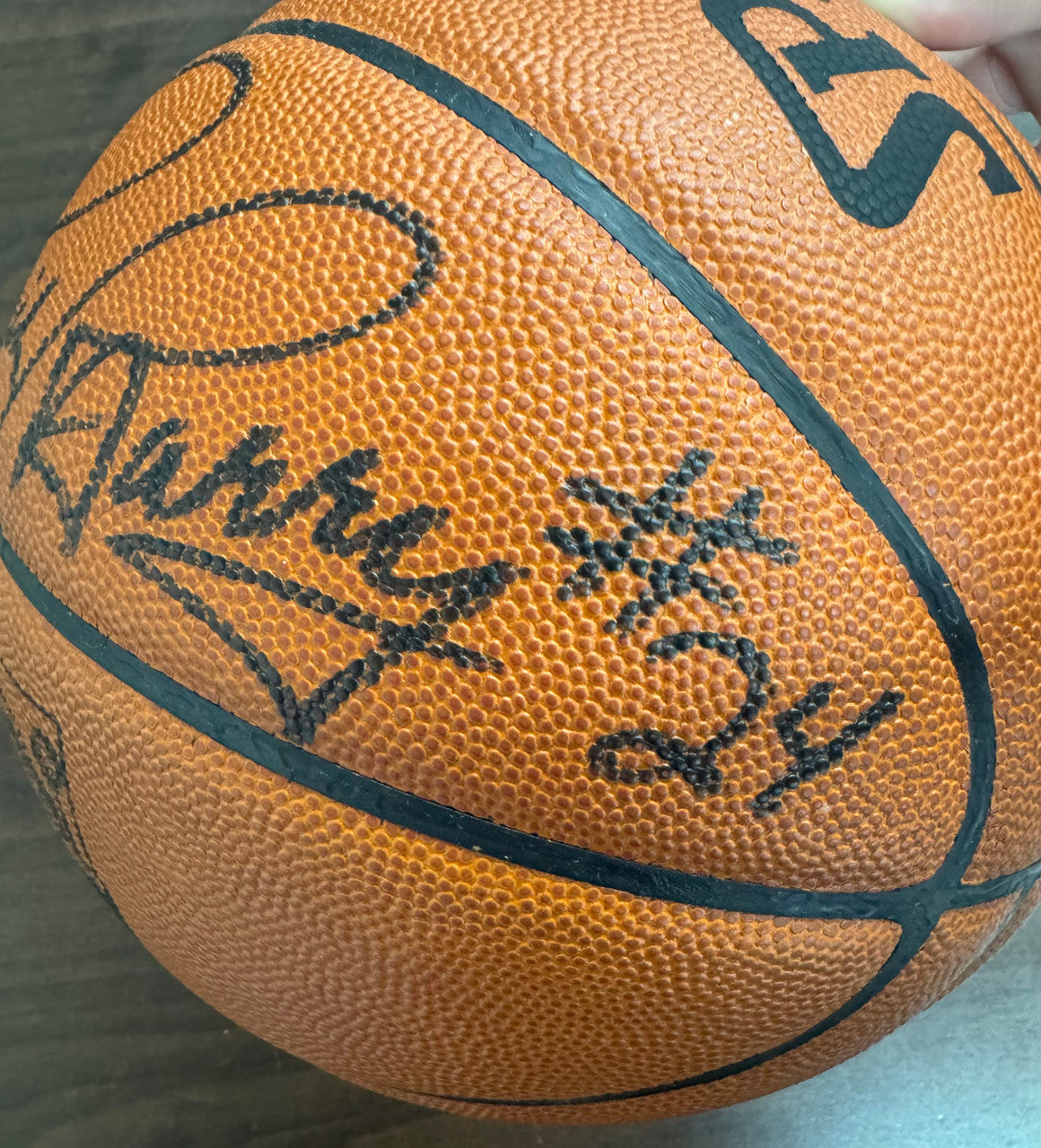 Rick Barry Signed Autographed Inscribed Basketball HOF 1987 PSA /DNA