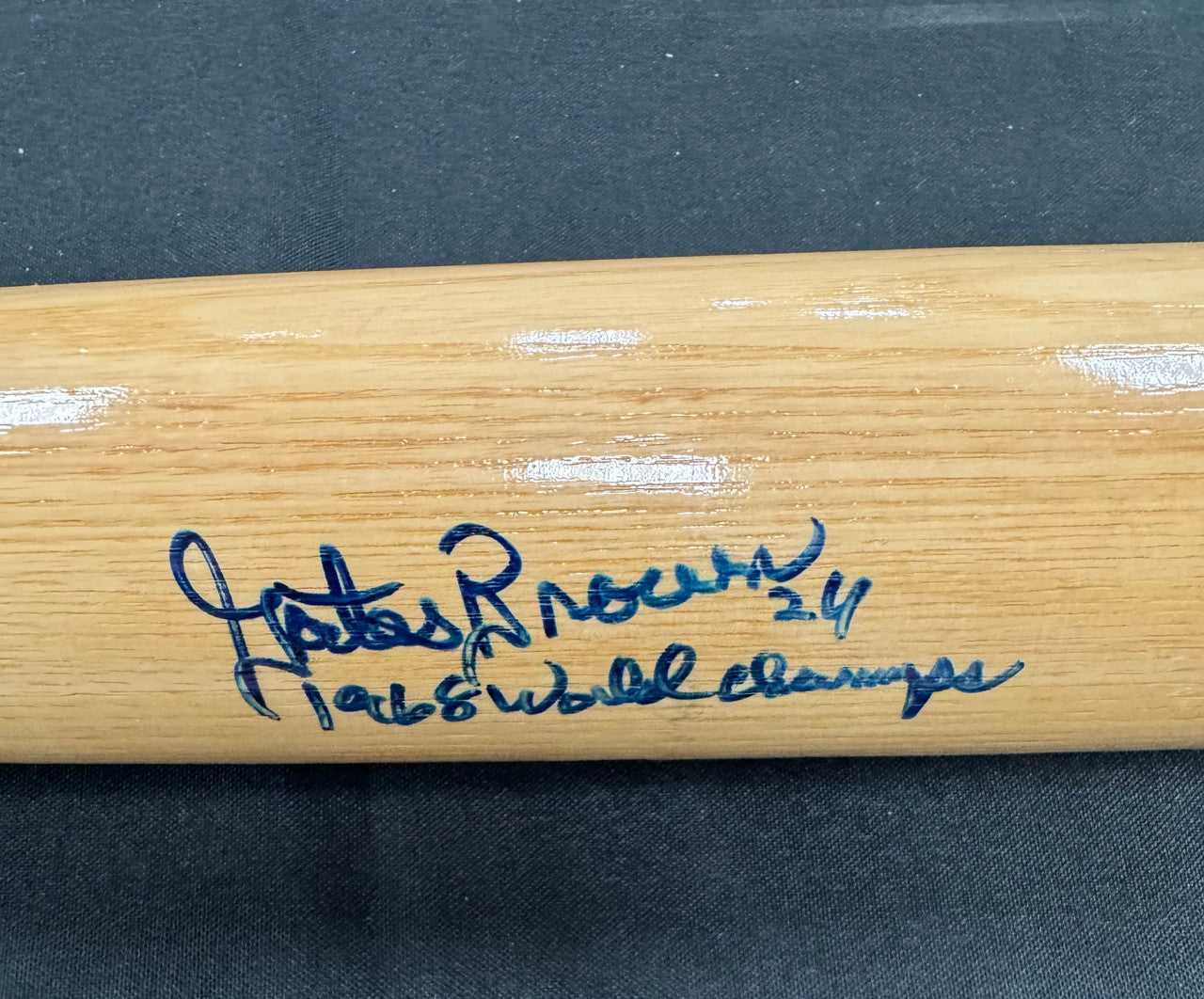 Gates Brown Signed Autographed Inscribed Rawlings Big Stick Bat