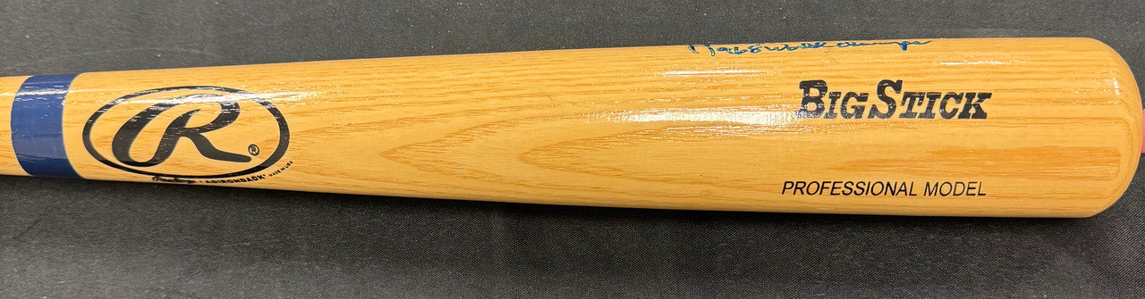 Gates Brown Signed Autographed Inscribed Rawlings Big Stick Bat
