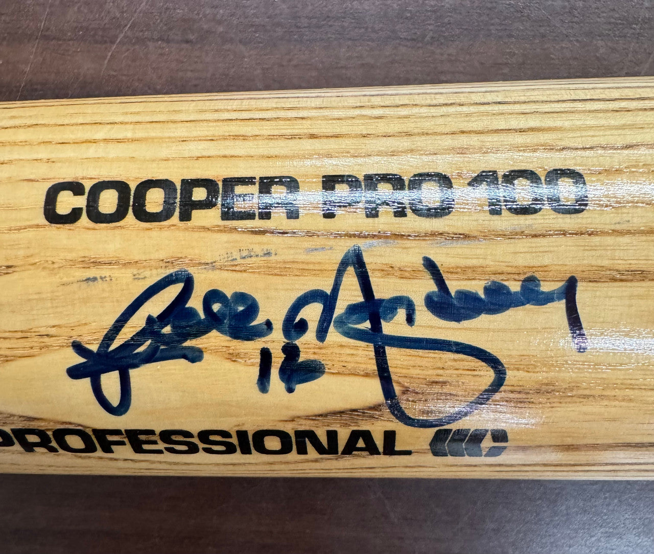 Rick Monday Signed Autographed Cooper Baseball Bat JSA