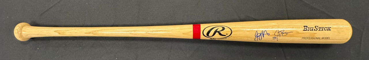 Joey Votto / Jay Bruce Signed Autographed Bat JSA